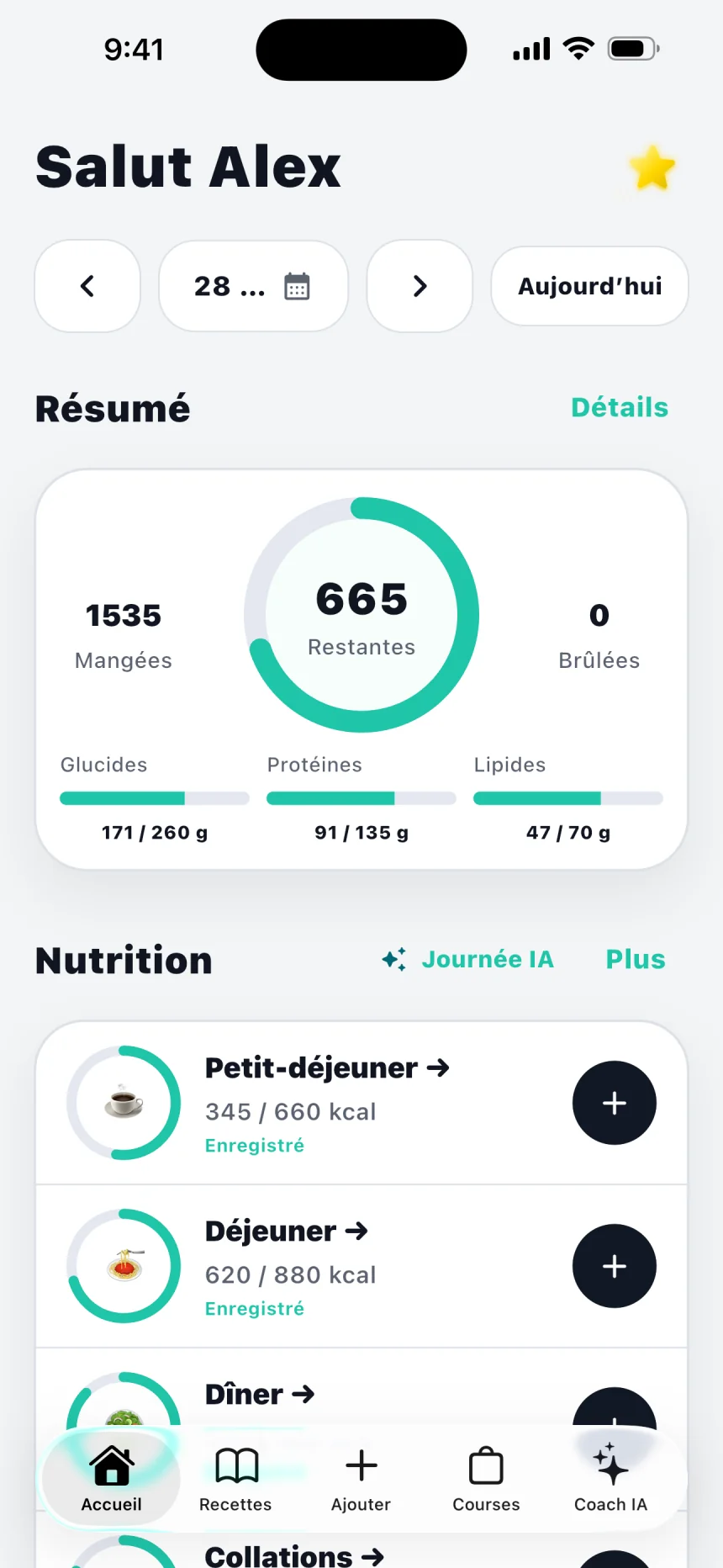 Fuelia — Journée