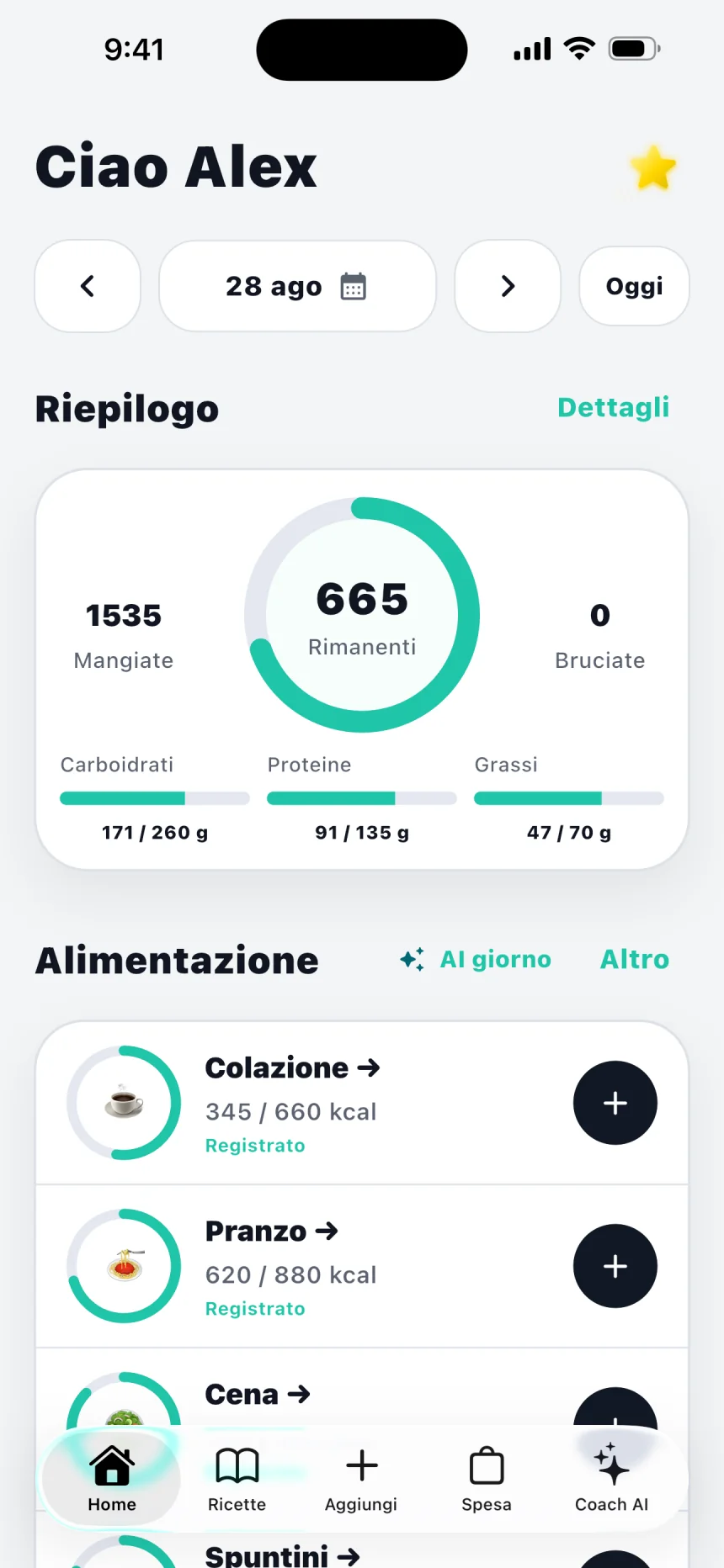Fuelia — Giornata